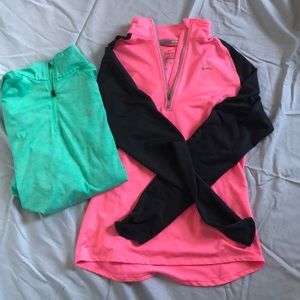 2 athletic quarter zips